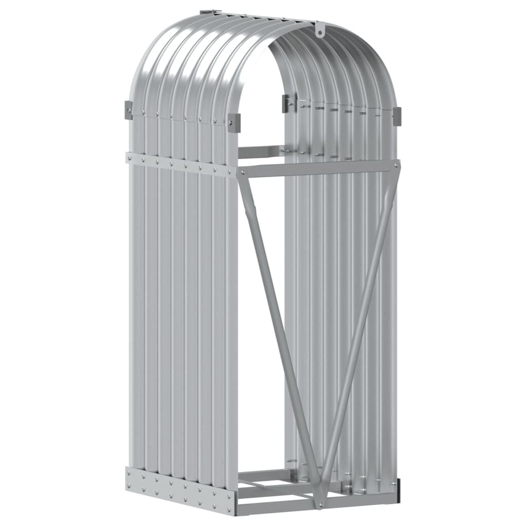 vidaXL Vedställ silver 40x45x100 cm galvaniserat stål
