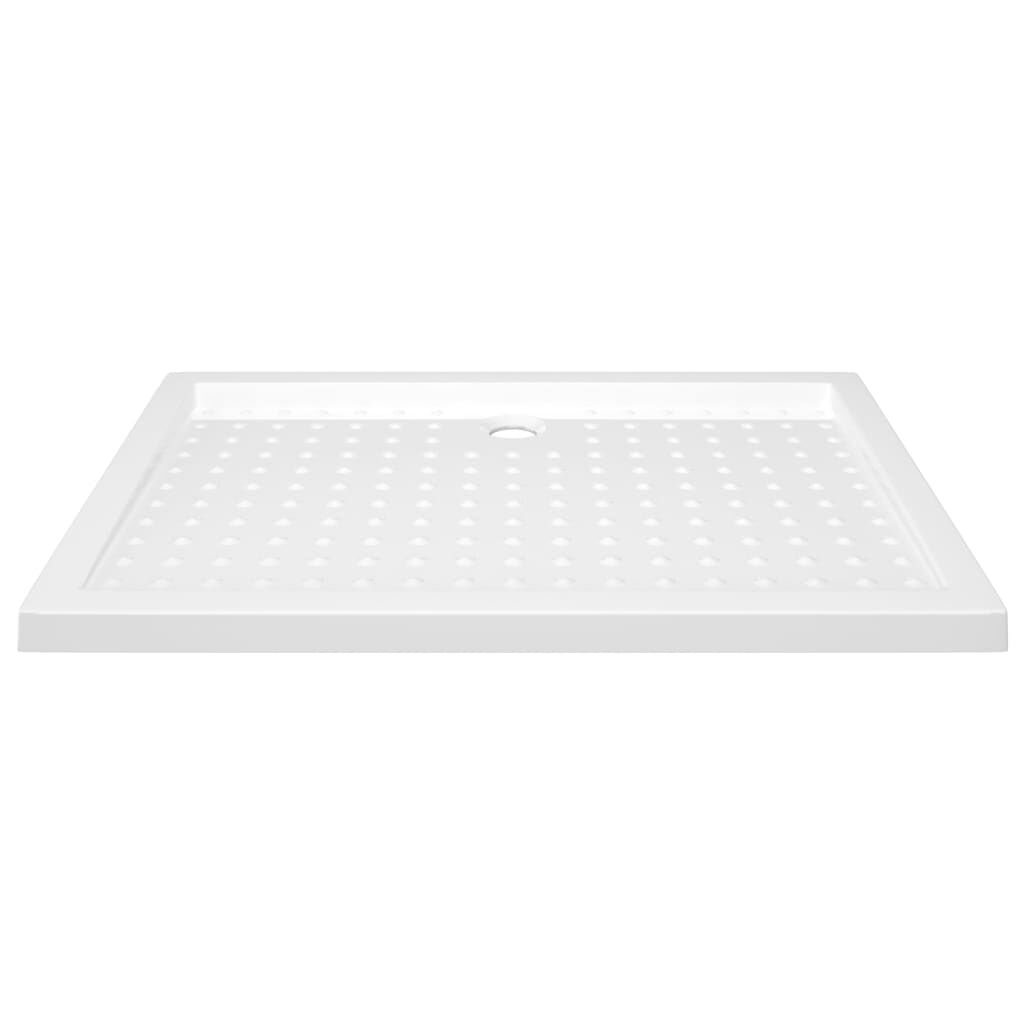 vidaXL Duschkar med prickar vit 70x100x4 cm ABS