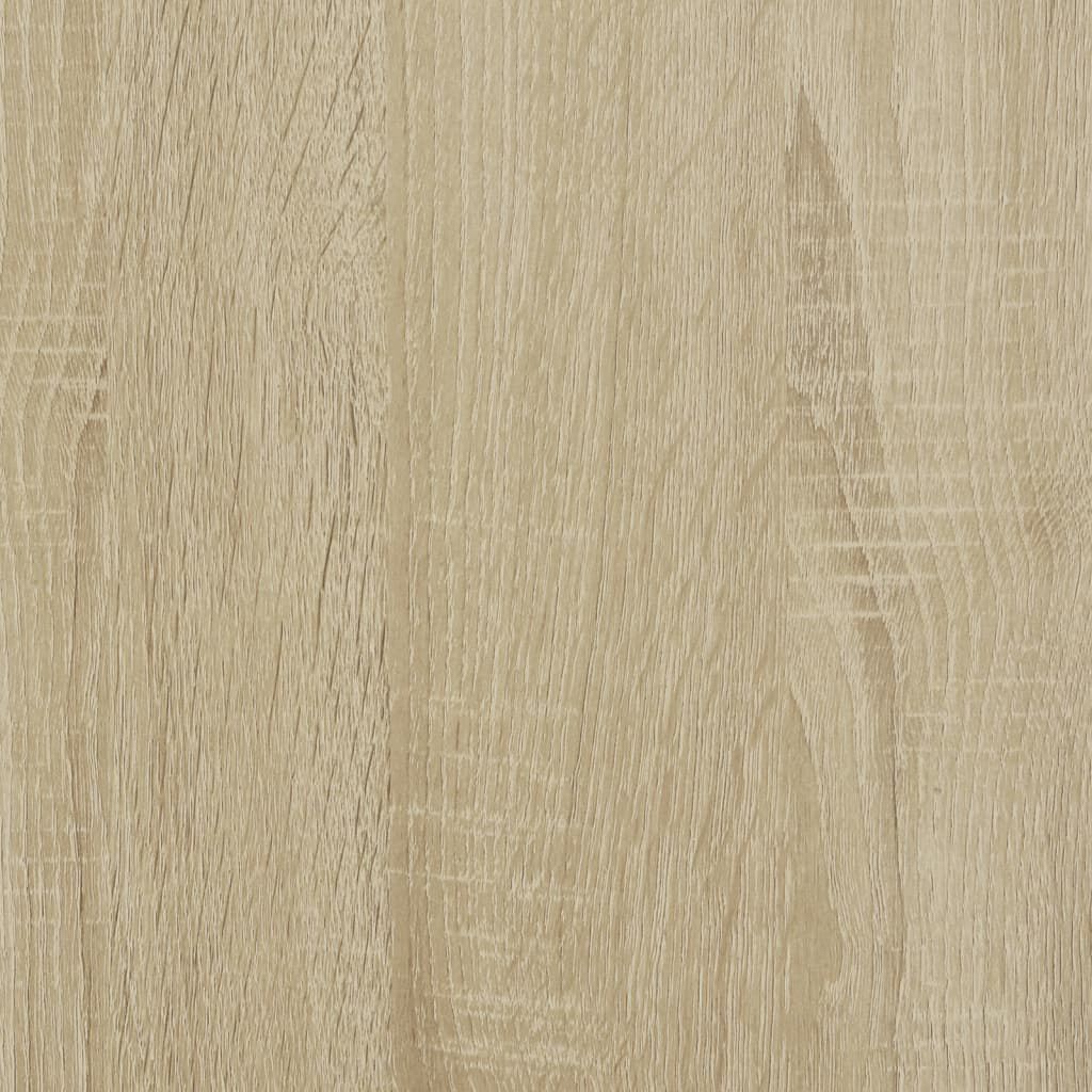 vidaXL Skärmställ sonoma-ek 50x27x10 cm konstruerat trä