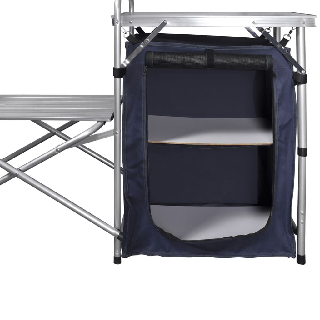 Campingkök med vindskydd i aluminium