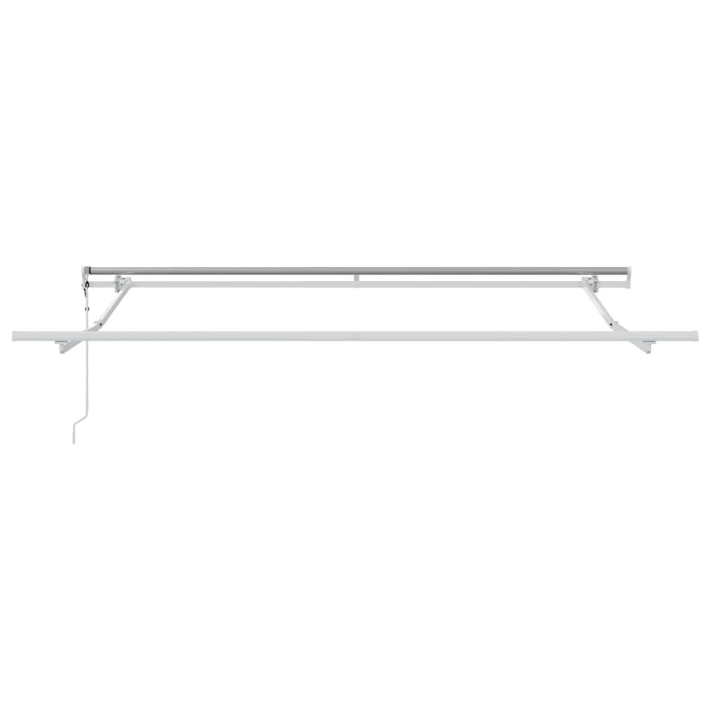 vidaXL Markis automatiskt infällbar brun 300x250 cm