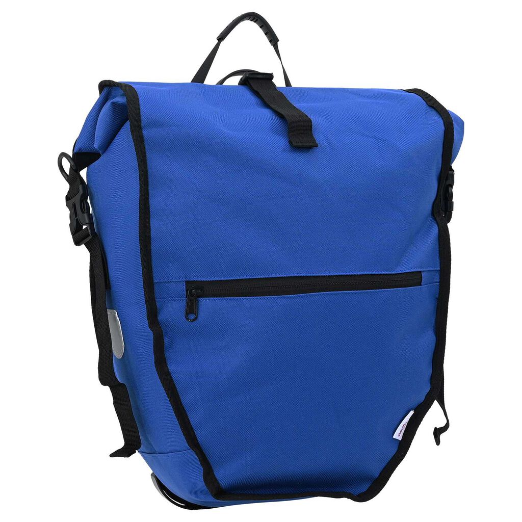 vidaXL cykelväska för pakethållare 25 L Blå 32.5x17x57 cm