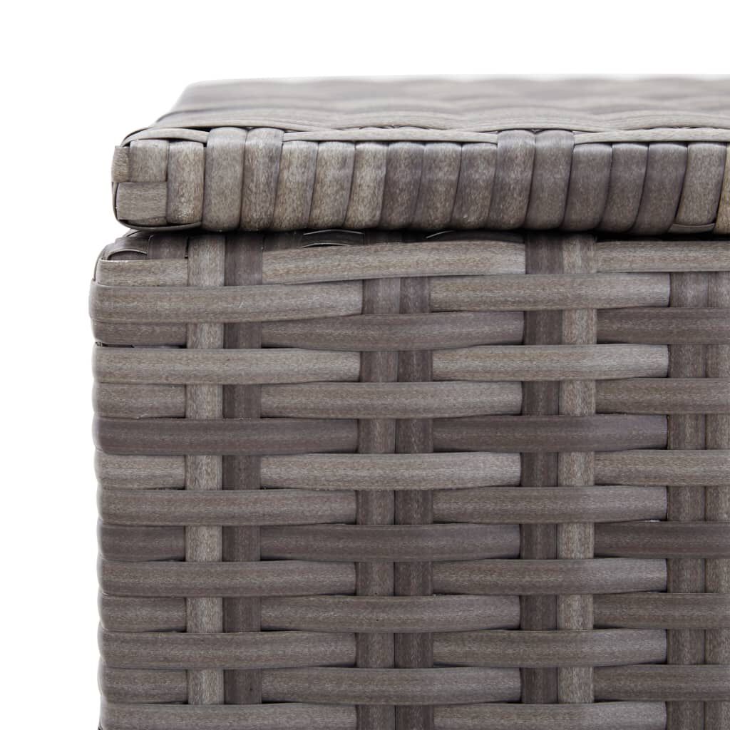 vidaXL Dynbox grå 120x50x60 cm konstrotting