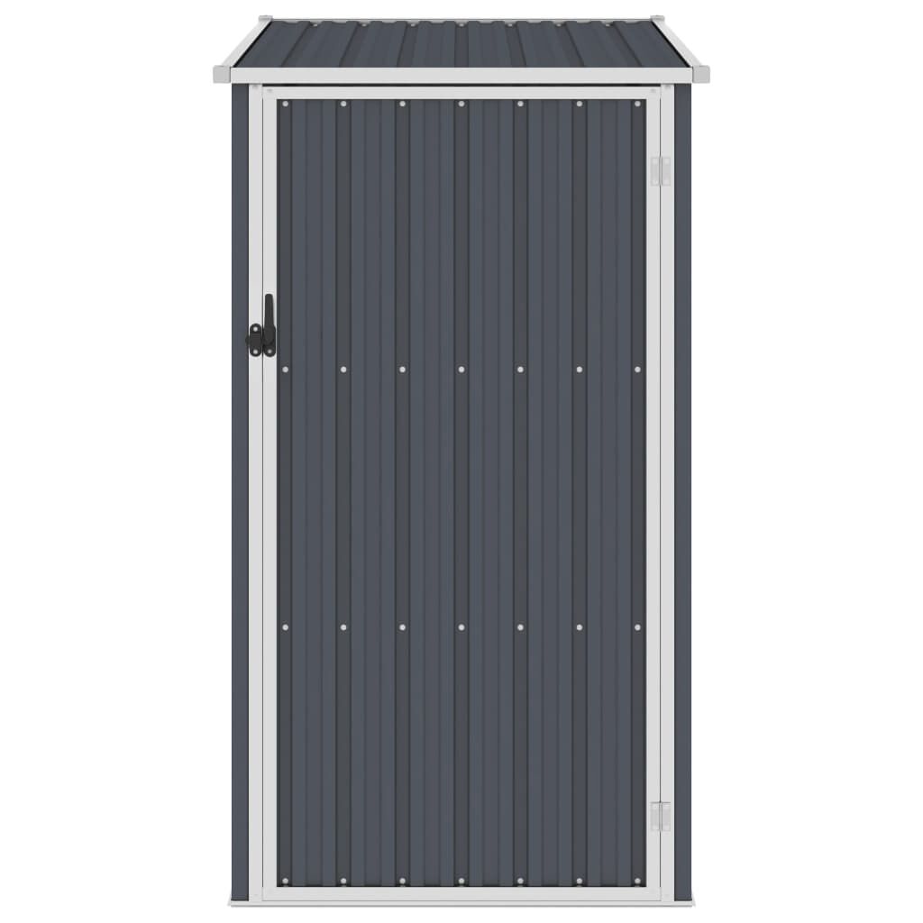 vidaXL Trädgårdsskjul antracit 87x98x159 cm galvaniserat stål