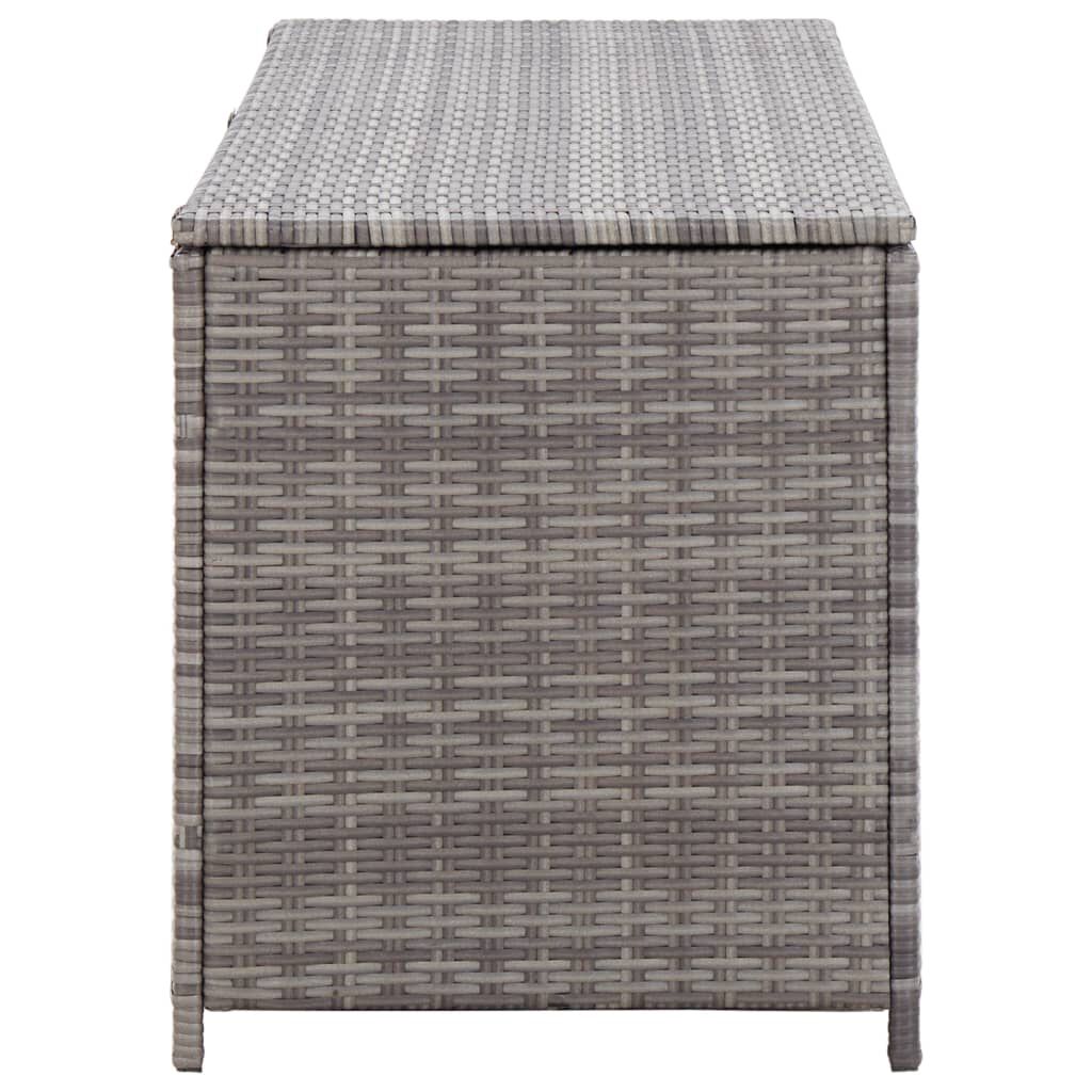 vidaXL Dynbox grå 120x50x60 cm konstrotting