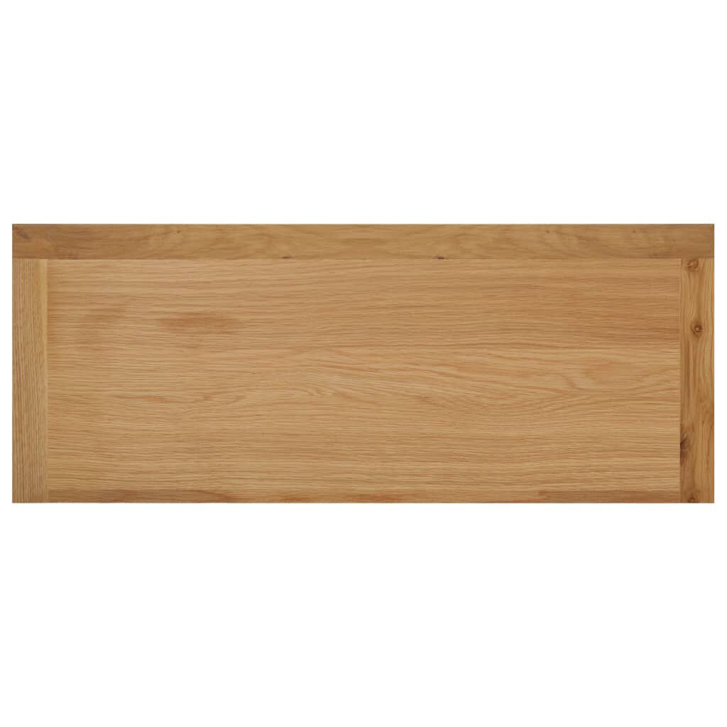 vidaXL Vinskåp för 11 flaskor 80x32x80 cm massiv ek